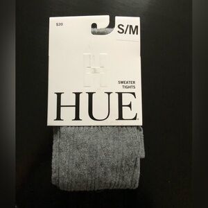 Hue Sweater Tights S/M Char Heather Gray New With Tags